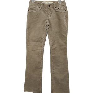 Loft Light Tan Stretch Corduroy Jeans sz 0